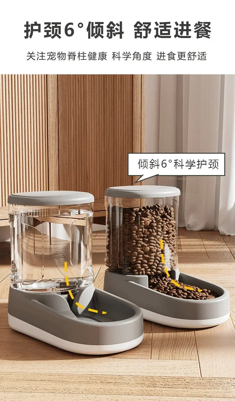 Dog Water Dispenser Cat Automatic Pet Feeder Dog Water Feeding Cat Drinking Water Flowing Water without Inserting Electric