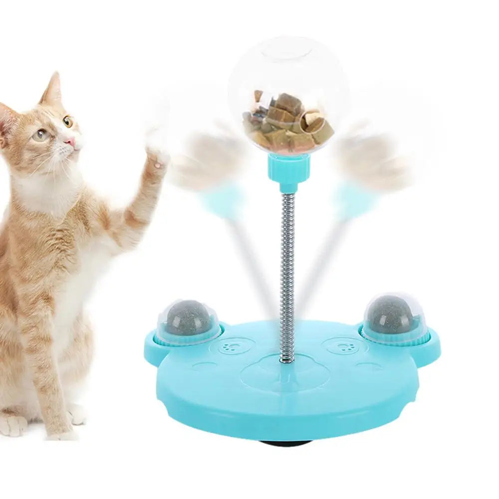 Interactive Pet Food Ball Toy For Cats & Dogs Automatic Pet Feeder Toy For Small Cats Dogs Puppy For Interactive Training