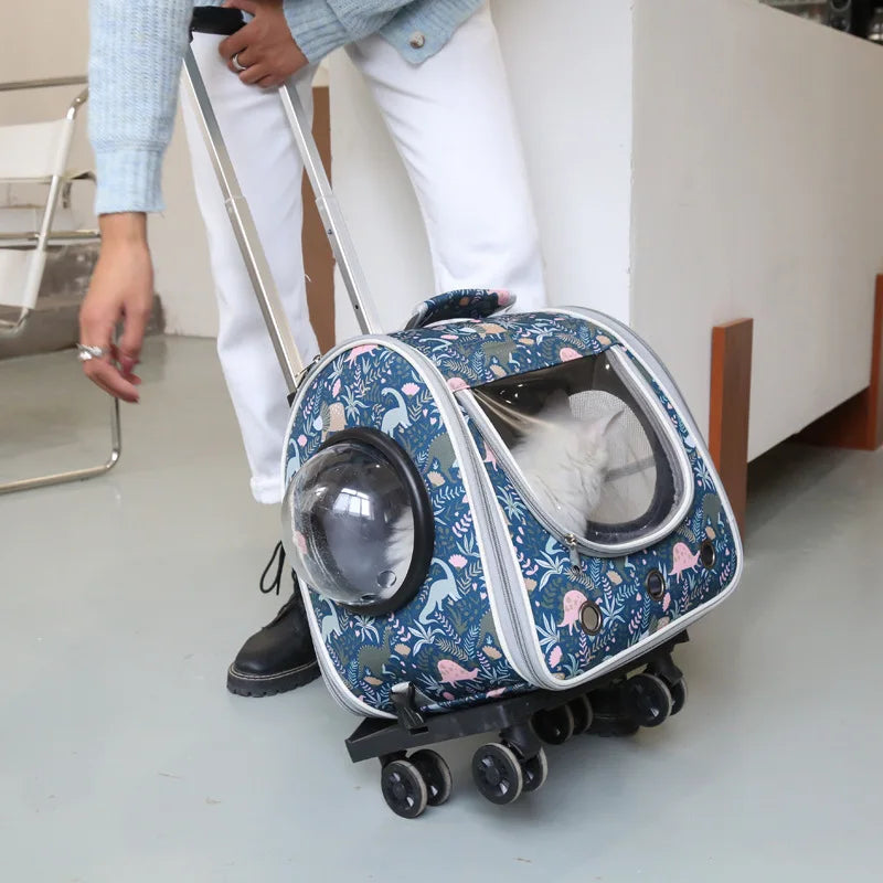 Aluminum Pet Trolley Case Dog Backpack Accessories Detachable Hotel Pull Rod Telescopic Luggage Handle Replacement Parts