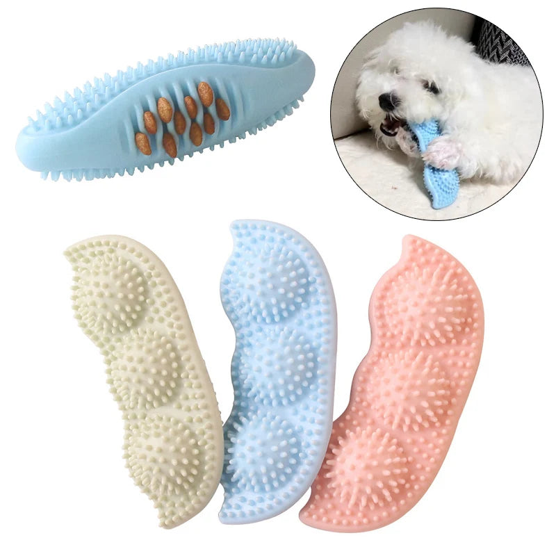 Newest Clean Teeth Puppy Dog Chew Toy for Small Dogs Safety TPR Pet Toys Chihuahua Pomeranian wholesale mascotas Accessories pea