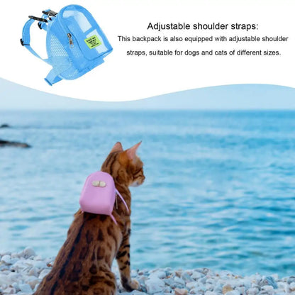 Dog Carrier Bag Puppy Backpack Pet Self Carrier Poop Bags Dispenser Small Pets Comfort Sling Handbag Tote Pouch Accessories