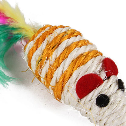 DualPet Kitten Toys Variety Cat Toy Combination Set Cat Toy Funny Cat Stick Sisal Mouse Bell Ball Cat Supplies 20 Piece Set