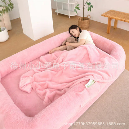 Oversized Dog and Human Bed Detachable Kennel Lazy Bed Sofa Dog and Human Sleeping Giant Kennel Cat and Dog Beds