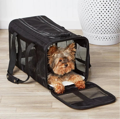 Dog Carrier Bag Soft Side Backpack Cat Pet Carriers Dog Travel Bags Collapsible Travel Pet Outing Bag