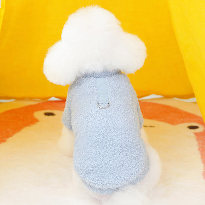 Winter Dog Sweater Warm Plush Dog Clothes for Small Medium Dogs Cats Soft Puppy Coat Jacket Chihuahua Teddy Costums Dog Supplies