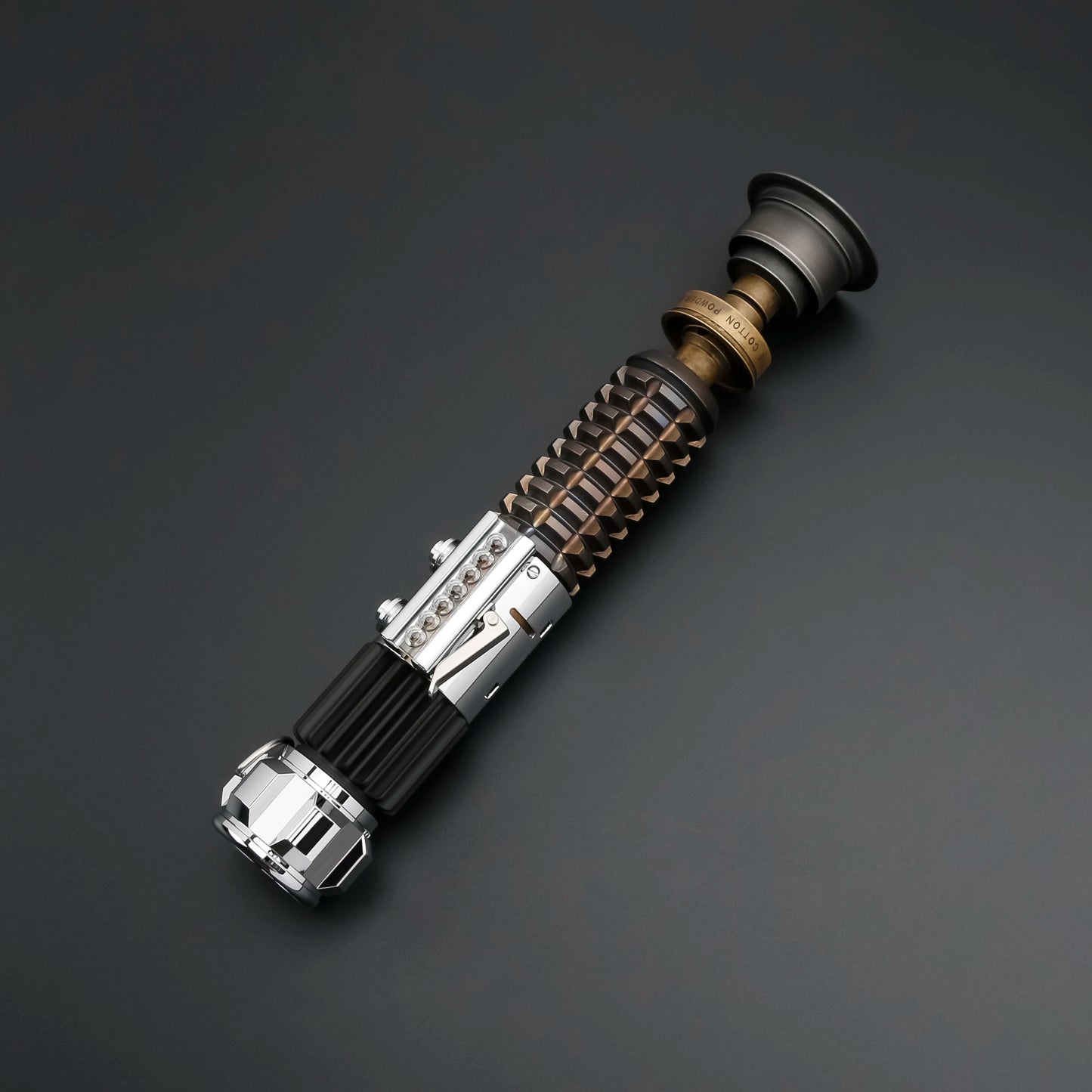 2025  Replica Lightsaber Obi-Wan EP4 no Blade Pixel Metal Hilt FOC Blaster Smooth Swing Light Saber for Adult Cosplay Toys