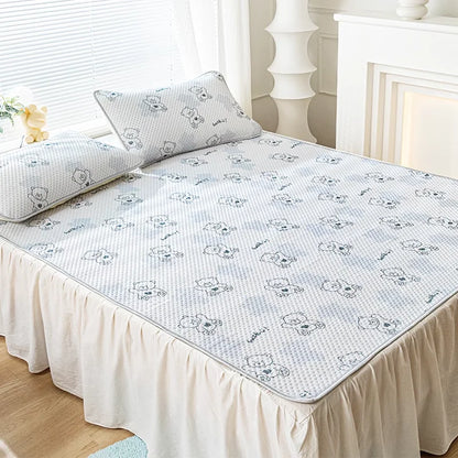 Bed Covers, Yanyangtian Summer cotton pad two-piece / three-piece cartoon series Cool and comfortable bed