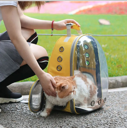 cats bag space design,Travel Transparent Pet Cat Carrier Bag Outdoor portable Backpack for Cats Small Dogs Breathable Cat Carrying Bag Pet Supplies