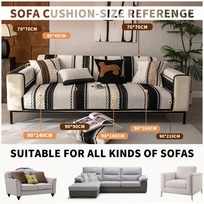 Comfortable trend non-slip sofa cushion Soft light luxury sofa cushion cover fashion anti-fouling and antipet household products