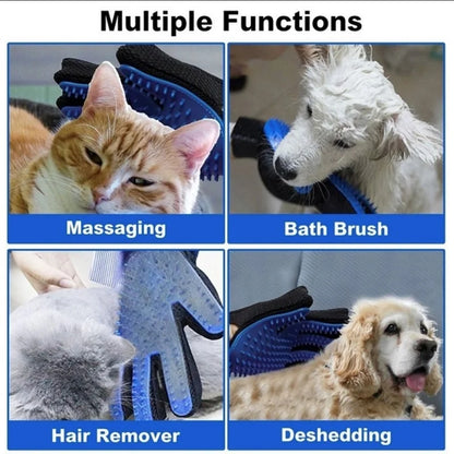 Cat Gloves Pet Brush Cat Self Grooming Shedding Glove Dog Bath Cat Cleaning Supplies Pet Glove Dogs Cats Products Cat Supplies