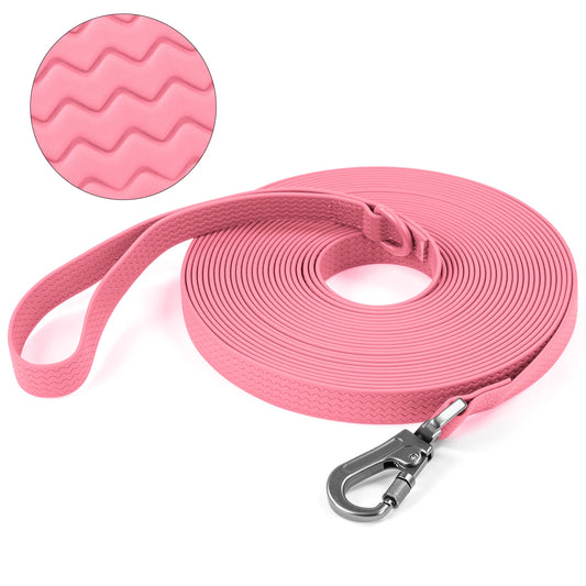 1.8M 3M 5M 10M  PVC Dog Leash large dog Medium non-slip Waterproof and easy to clean running dog training Leash long strong