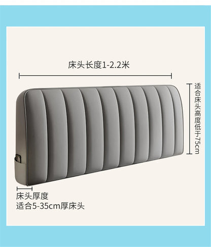 New Arrival High Grade Quilting Soft Plush Headboard Cover Solid Color Gray All-inclusive Soft Velvet Quilted Bed Head Cover