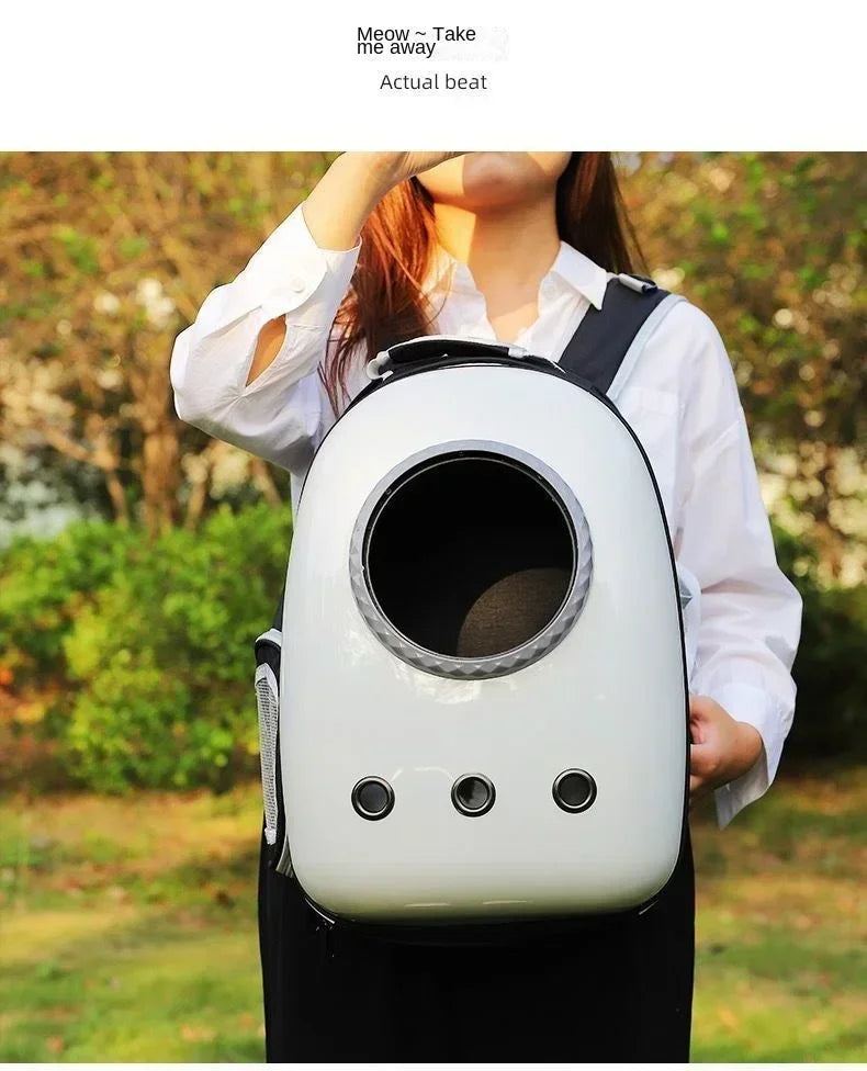 Cat bag portable cat backpack pet space capsule bag dog backpack cat cage book bag cat supplies