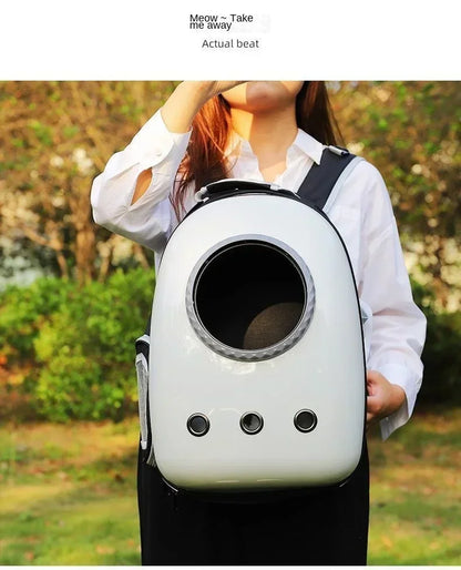 Cat bag portable cat backpack pet space capsule bag dog backpack cat cage book bag cat supplies