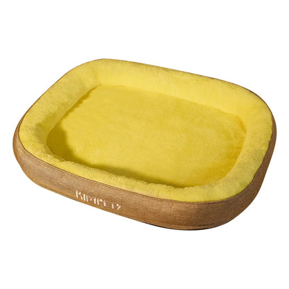 Kimpets Cat Bed Dog Pet Bed Kennel Non-Slip Winter Warm Small Dog Kennel Sleeping Removed Washed Soft Puppy Cushion Cat Supplies