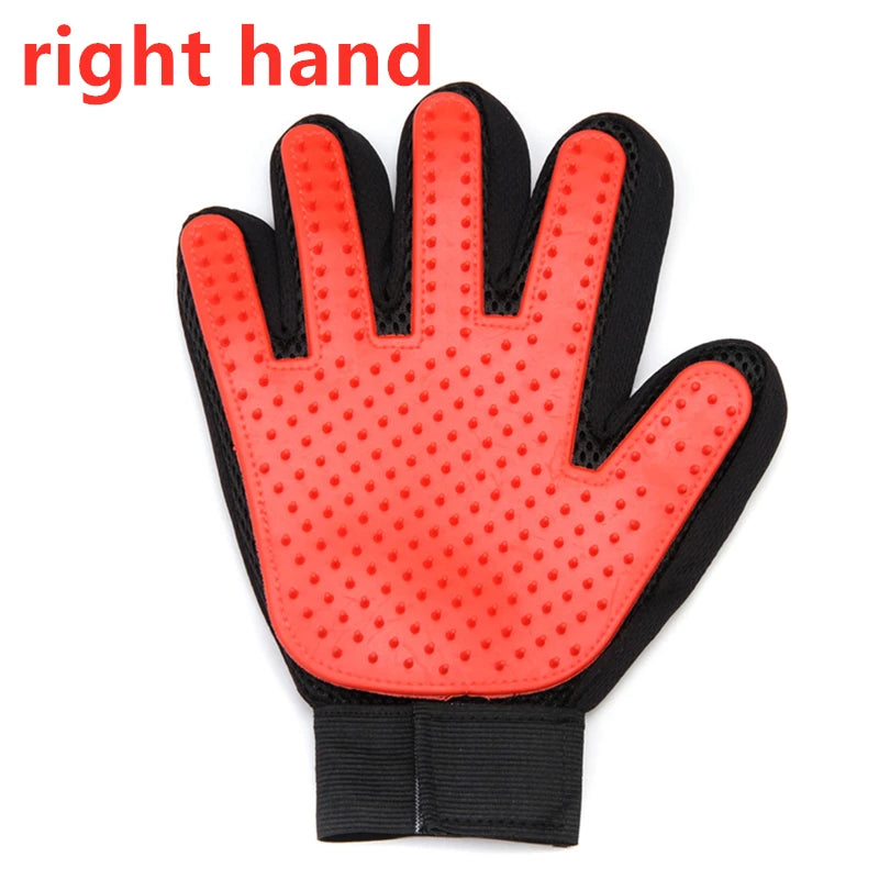 Pet Glove Cat Grooming Glove Cat Hair Deshedding Brush Gloves Dog Comb for Cats Bath Hair Remover Clean Massage Brush For Animal