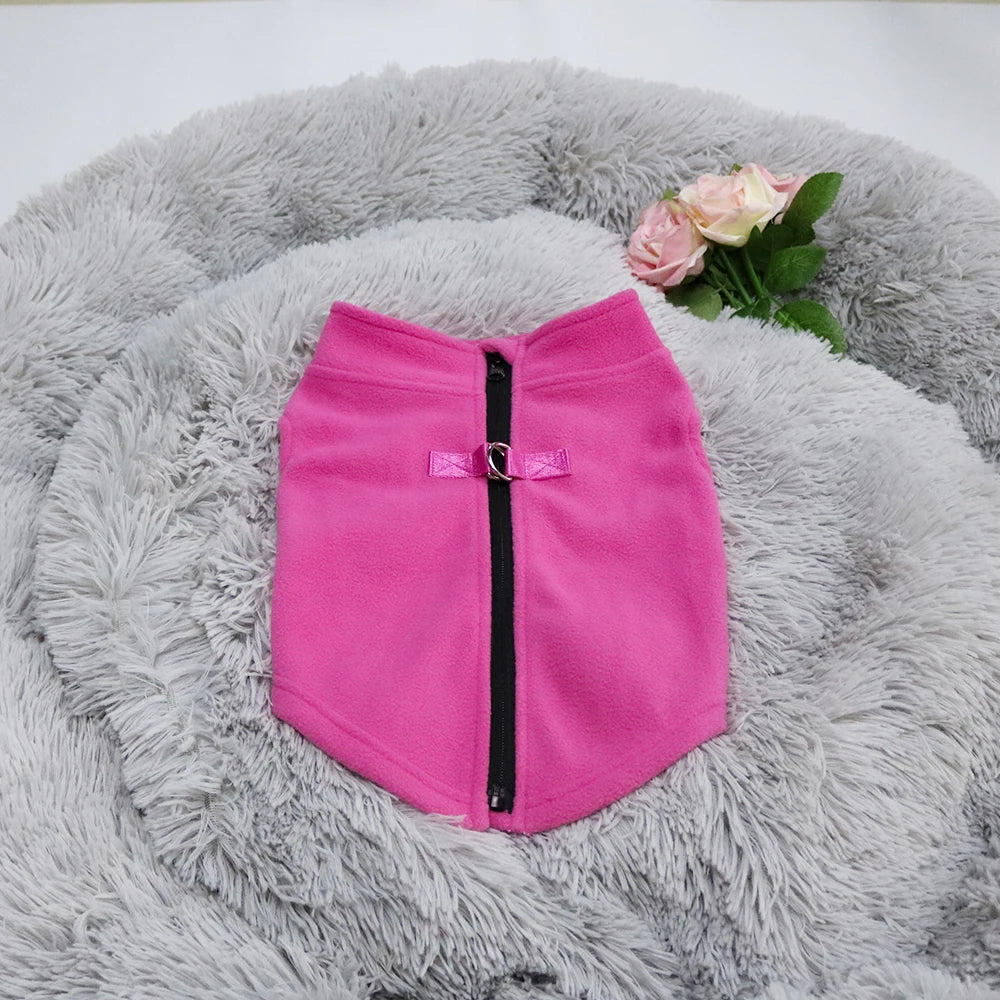 Dog Clothes, Fleece Dog Clothes For Small Medium Dogs Winter Warm Puppy Clothing French Bulldog Coat Pug Costume Poodle Jacket Chihuahua Vest