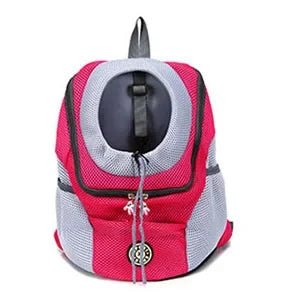 Pet Dog Carrier Cat Puppy Backpack Bag Breathable Portable Outdoor Travel Dog Puppy Head Out Chest Front Carrier Bag Backpack