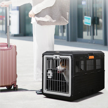 Folding Pet Air Box Dogs Cats Foldable Air Box Cat Cage Removable Dog Stuff Large Space Pet Travel Carrier Pet Supplies