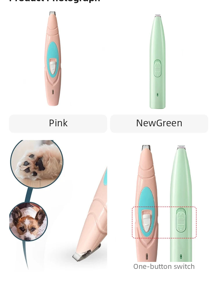 Shaver Pet Electric Hair Trimmer Professional Dog Cat Care Supplies Foot Hair Trimming Artifact Pet Grooming Hairdresser