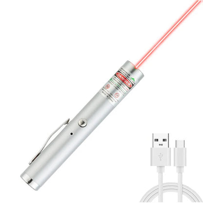 Mini 2 in1Cat Keychain Fun Pointer Portable Laser pointer LED Training Torch Pet Cat Tickle Toy Flashlight