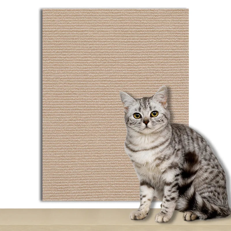 Self-Adhesive Carpet Cats Scratch Board Wall Anti Cat Scratch Sofa Diy Cats Scratch Board Sofa Protection Paws Sharpen Trimmable