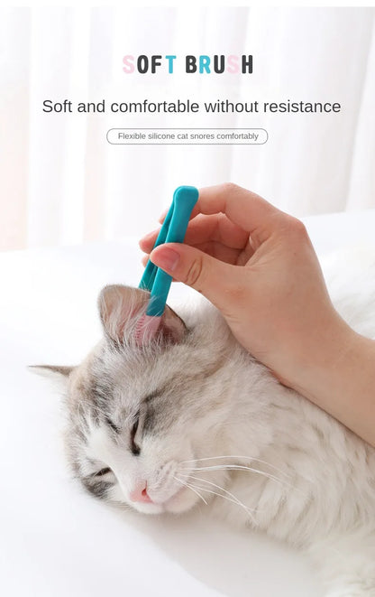 Pet Grooming Tools Cat Eyes Comb Pet Tear Stain Remover Comb Cleaning Brush for Small Cat Dog