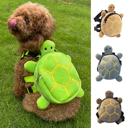 High Quality Lovely Dog Backpack For Small Medium Dogs Cute Turtle Shape Chihuahua Puppy School Bags Dog Backpacks Pet Supplies