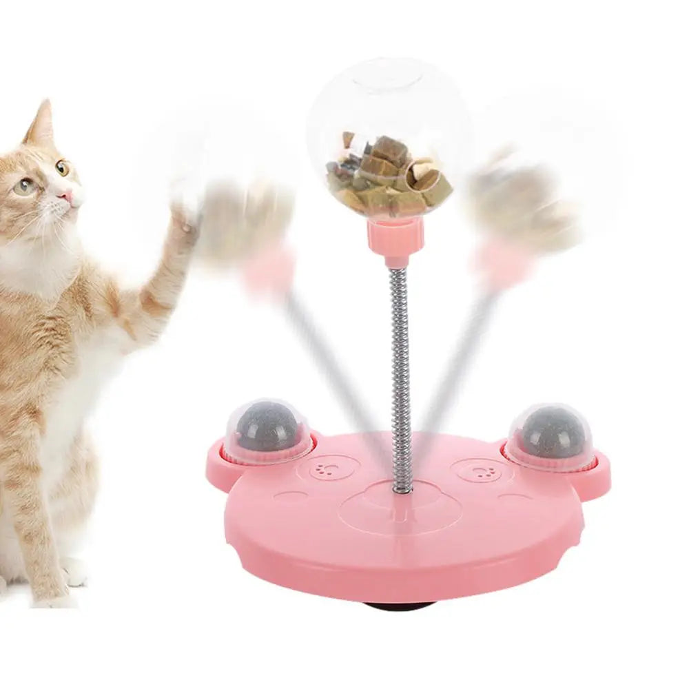 Interactive Pet Food Ball Toy For Cats & Dogs Automatic Pet Feeder Toy For Small Cats Dogs Puppy For Interactive Training