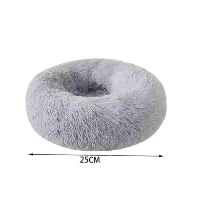 Cat Nest Round Soft Shaggy Mat for Kittens Chihuahua Indoor Dog Cat Bed Pet Supplies Removable Machine Washable Pillow Bed