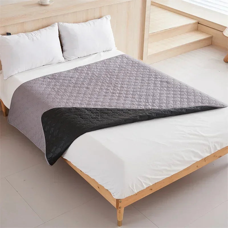 Plaid Bedspread Mattress Cover on The Bed Breathable Kids Pets Mattress Protector Covers Dog Cats Bed Mat Beds Sheet Pad