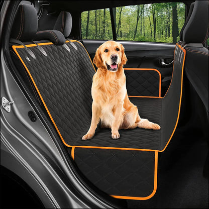 Dog Car Seat Cover Waterproof Pet Travel Dog Carrier Hammock Car Rear Back Seat Protector Mat Safety Carrier For Dogs Safety Pad