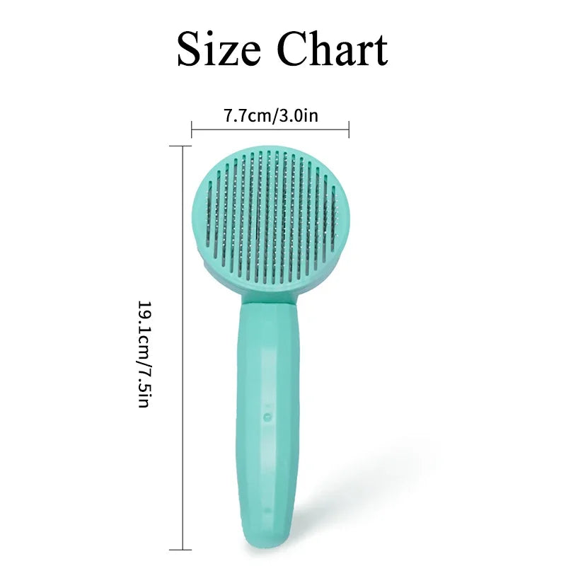 Cat Hair Cleaning Dematting Brush Comb Dog Hair Removal Brush Cat Grooming Tool Dog Hair Shedding Trimmer Needle Comb