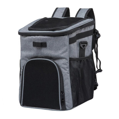 Dog Bike Basket Bag Ventilated Pet Carrier Backpack Portable Bag For Outdoor Cycling Pet Outdoor Car Carrying Pet Bag