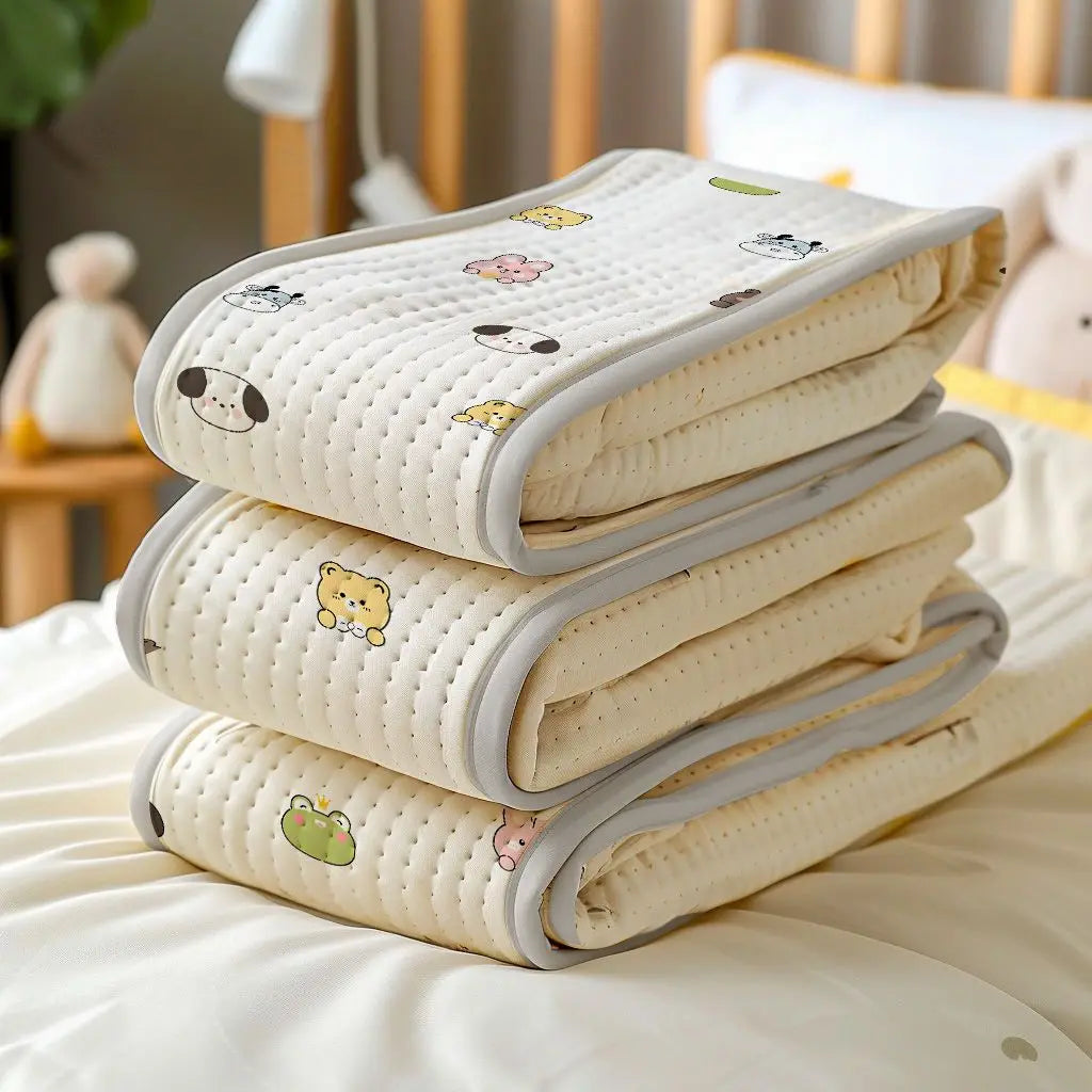 Bed Covers, Yanyangtian Summer cotton pad two-piece / three-piece cartoon series Cool and comfortable bed