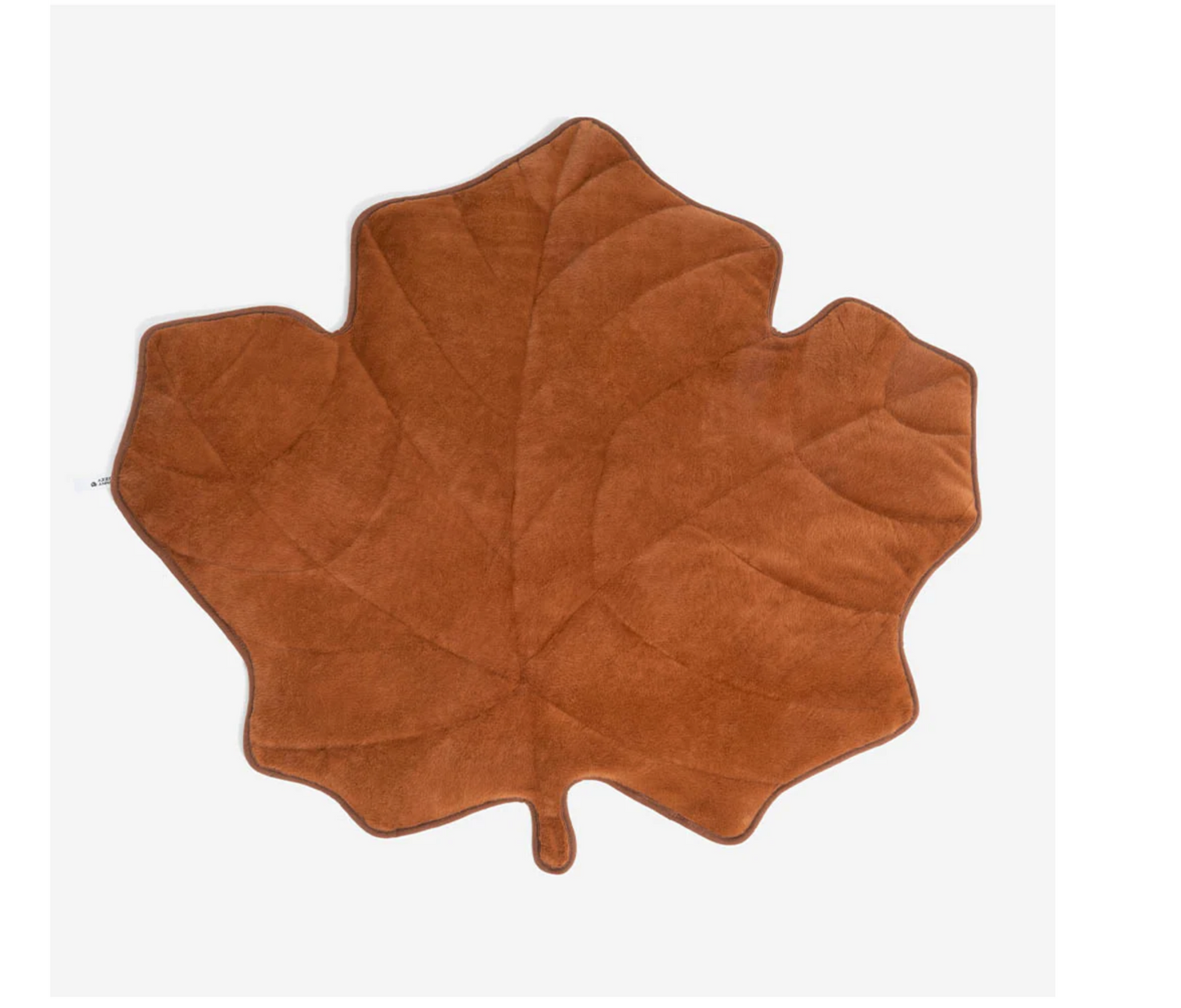 Plush Leaf-Shaped Washable Dog Mat