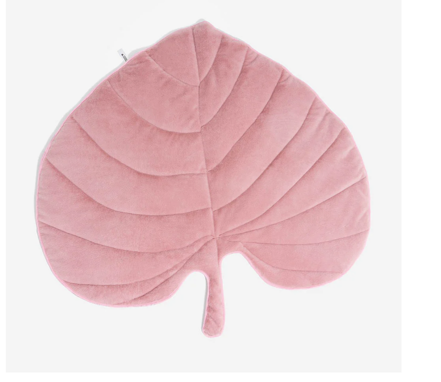 Plush Leaf-Shaped Washable Dog Mat