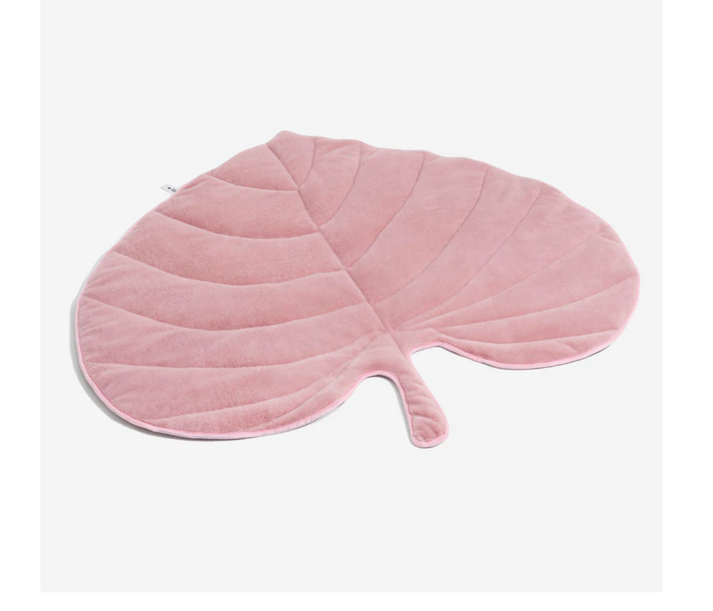 Plush Leaf-Shaped Washable Dog Mat