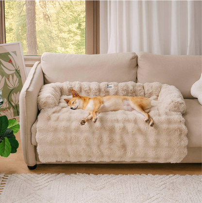 Fluffy Fuzzy Calming Dog Bed Sofa Protector Pet Mat