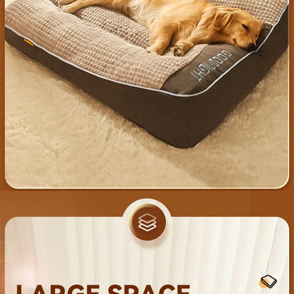 Large Space Pet Dog Bed Soft Warm Pet Nest Kennel for Small Medium Large Dogs Removable Pet Sleeping Sofa Bed Pet Accesories