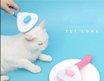 Pet Dog Hair Brush Cat Comb Grooming And Care Cat Brush Stainless Steel Comb For Long Hair Dogs Cleaning Pets Dogs Accessories