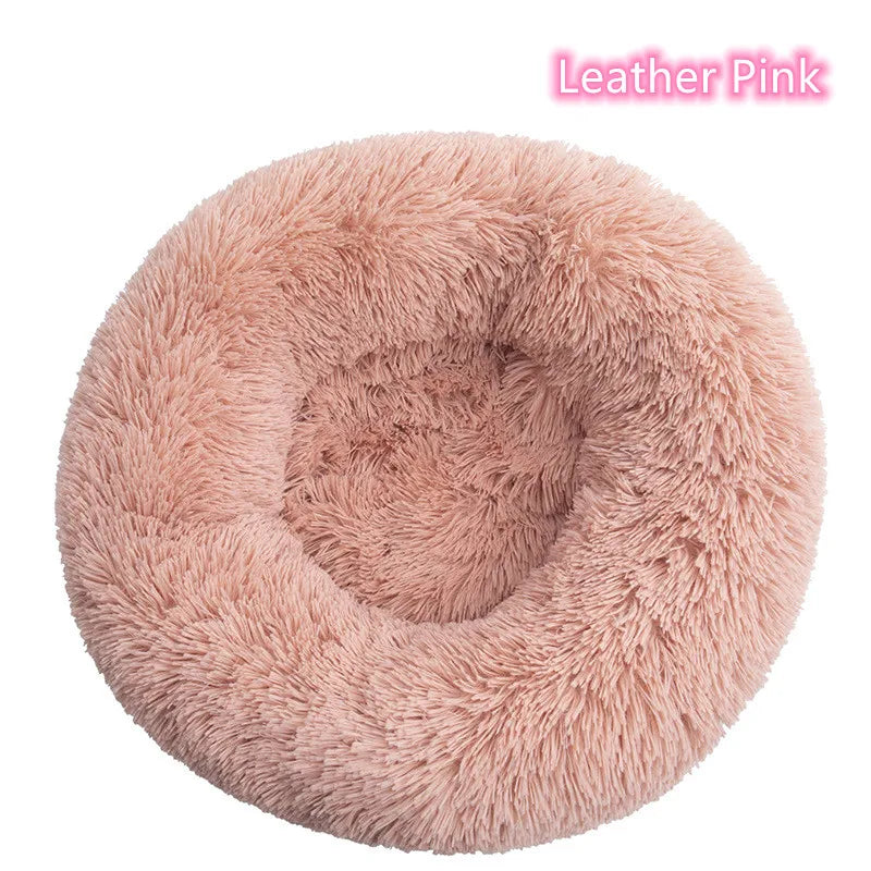 Super Soft Pet Cat Bed Plush Full Size Washable Calm Bed Donut Bed Comfortable Sleeping Artifact Suitable For All Kinds Of Cats