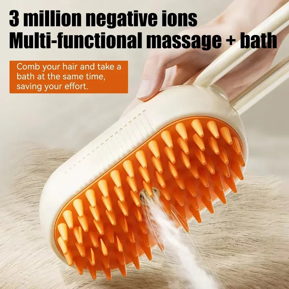 explosive pet comb Electric spray Massage comb for cats and dogs One-touch spray anti-flying massage Bath cat comb