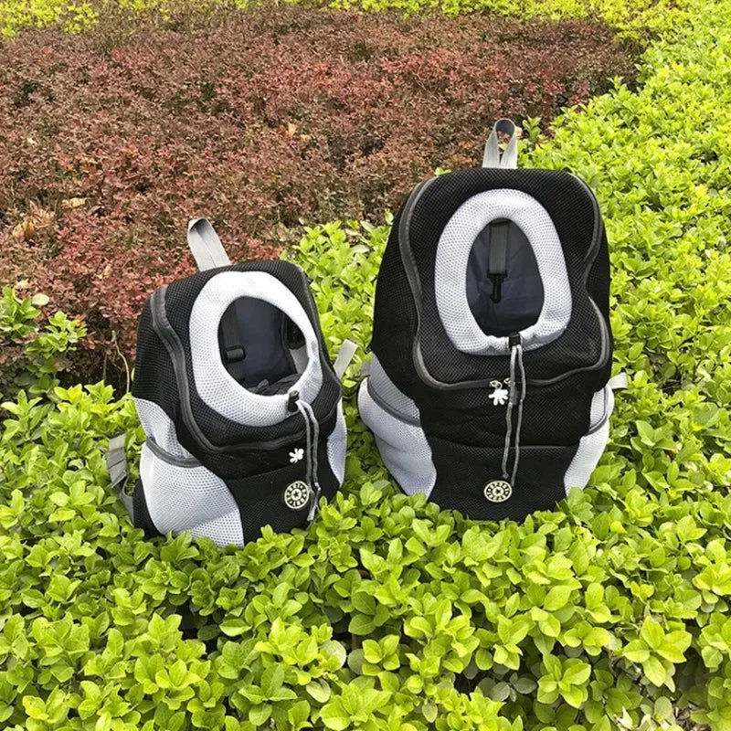 Pet Dog Carrier Cat Puppy Backpack Bag Breathable Portable Outdoor Travel Dog Puppy Head Out Chest Front Carrier Bag Backpack