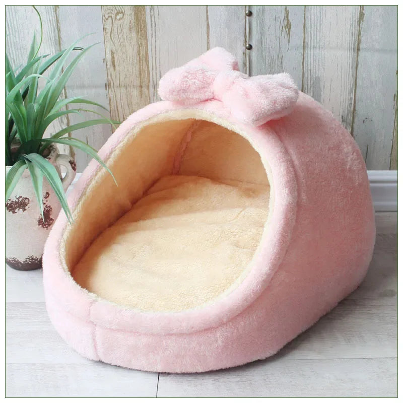 Pet Dog House Warm Dog Bed Kennel Soft Puppy Cushion Cat Nest Dogs Basket Chihuahua Teddy Bed For Small Medium Dogs Pet Supplier