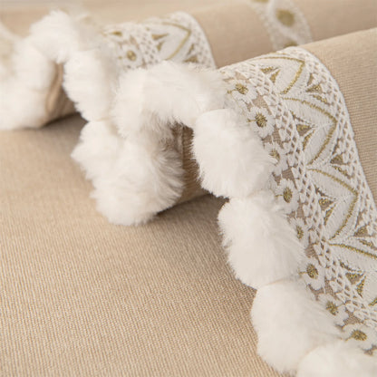 Chenille Sofa Cushion Cover with Fuzzy Fluffy Decor for All Seasons Universal Non-slip Couch Seat Cover Slipcover Sofa Towel