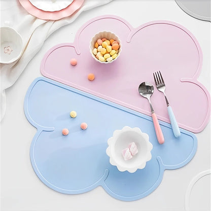 Silicone Pet Feeding Dog Cat Bowl Food Mat Non-Stick Waterproof Pet Food Feeding Pad Puppy Feeder Tray Water Cushion Placemat