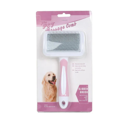 Cat Brush Self Cleaning Slicker Dog Brush Removes Loose Hair Mats Tangles Comb Soft Dog Puppy Pet Grooming Tool Cat Accessories