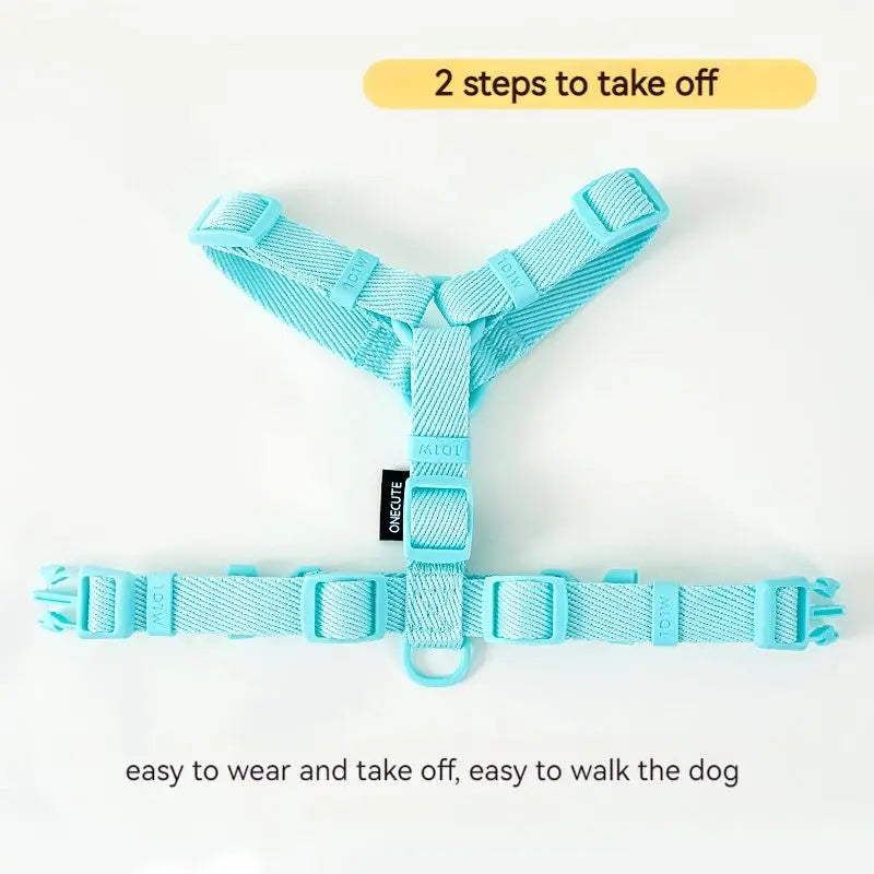 dog harness dog collar dog leash Macarone color cat accessories pet small dog accessories small dog harnessdog supplies