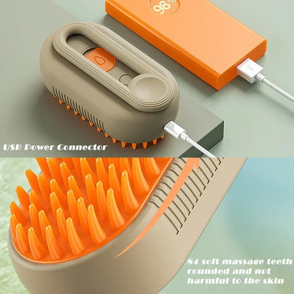 explosive pet comb Electric spray Massage comb for cats and dogs One-touch spray anti-flying massage Bath cat comb